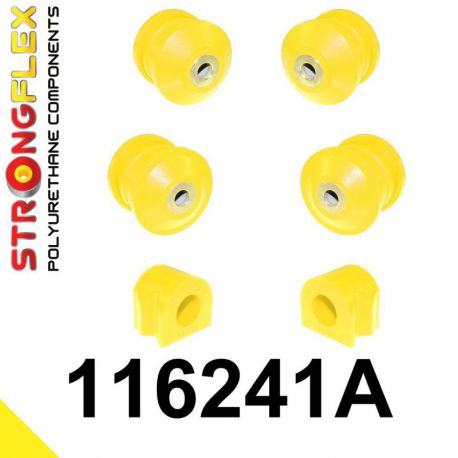 STRONGFLEX 116241A: SADA - silentbloky prednej nápravy SPORT