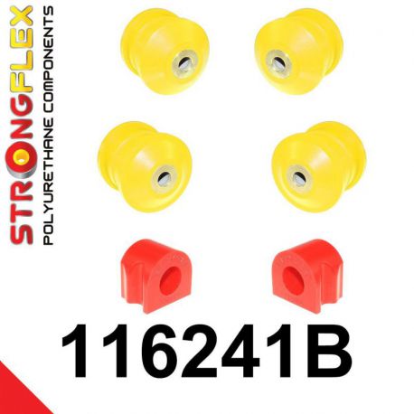 STRONGFLEX 116241B: SADA - silentbloky prednej nápravy
