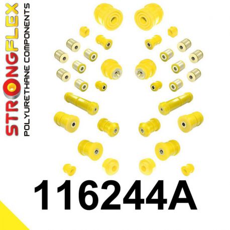 116244A: SADA - kompletná sada silentblokov SPORT - STRONGFLEX