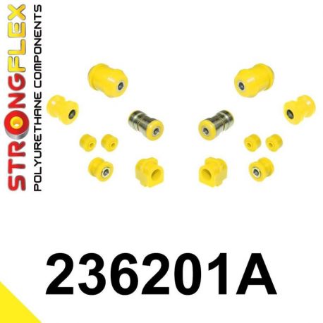 STRONGFLEX 236201A: SADA - silentbloky prednej nápravy SPORT
