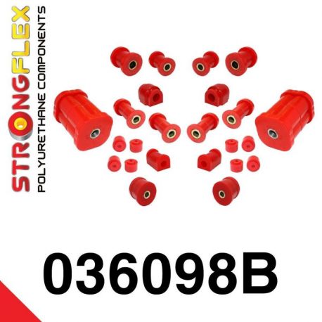 STRONGFLEX 036098B: SADA - kompletná sada silentblokov E21