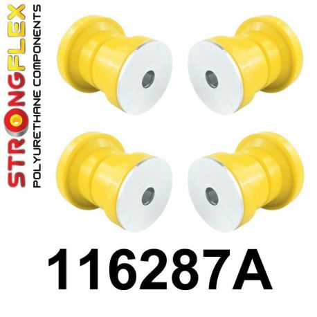 116287A: Predná nápravnica - sada silentblokov SPORT STRONGFLEX