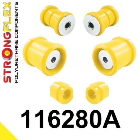 116280A: Predná náprava sada silentblokov SPORT STRONGFLEX