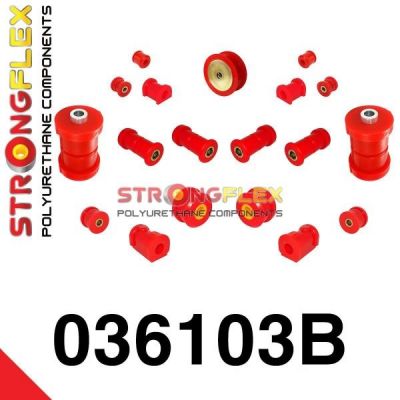 STRONGFLEX 036103B: SADA - kompletná sada silentblokov E30